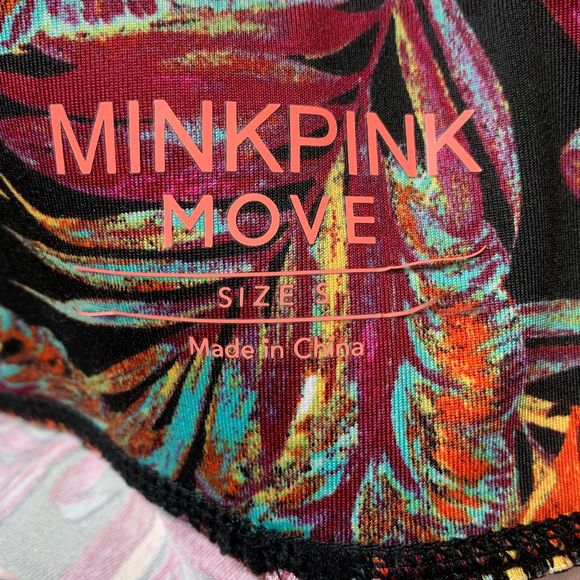 MINKPINK Move Tropical Floral High Rise Leggings S - Picture 3 of 9